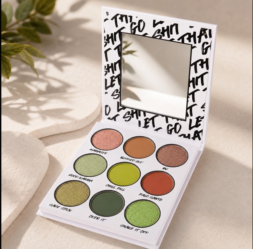 BH Cosmetics Let That Sh*t Go 9 Color Eyeshadow Palette NEW
